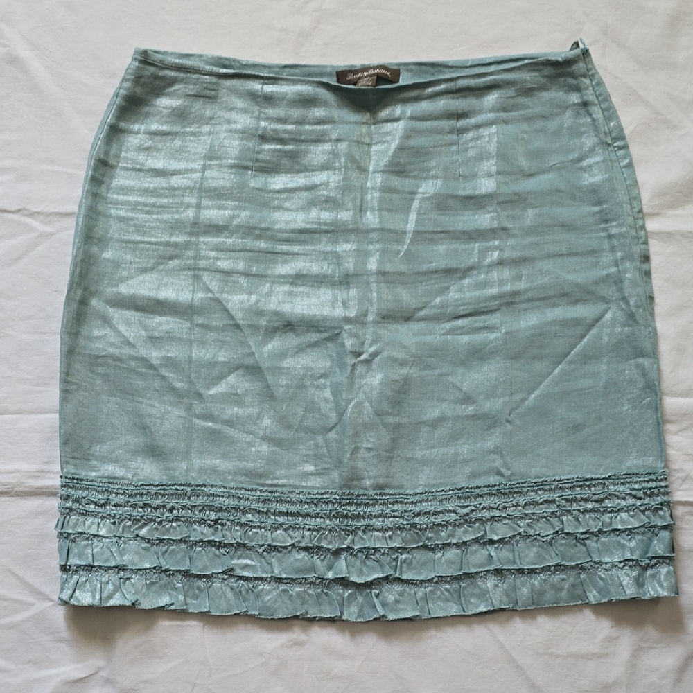 Tommy Bahama Light Blue Pencil Skirt